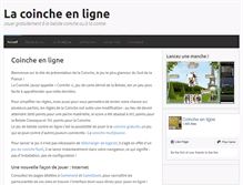 Tablet Screenshot of coinche-en-ligne.com